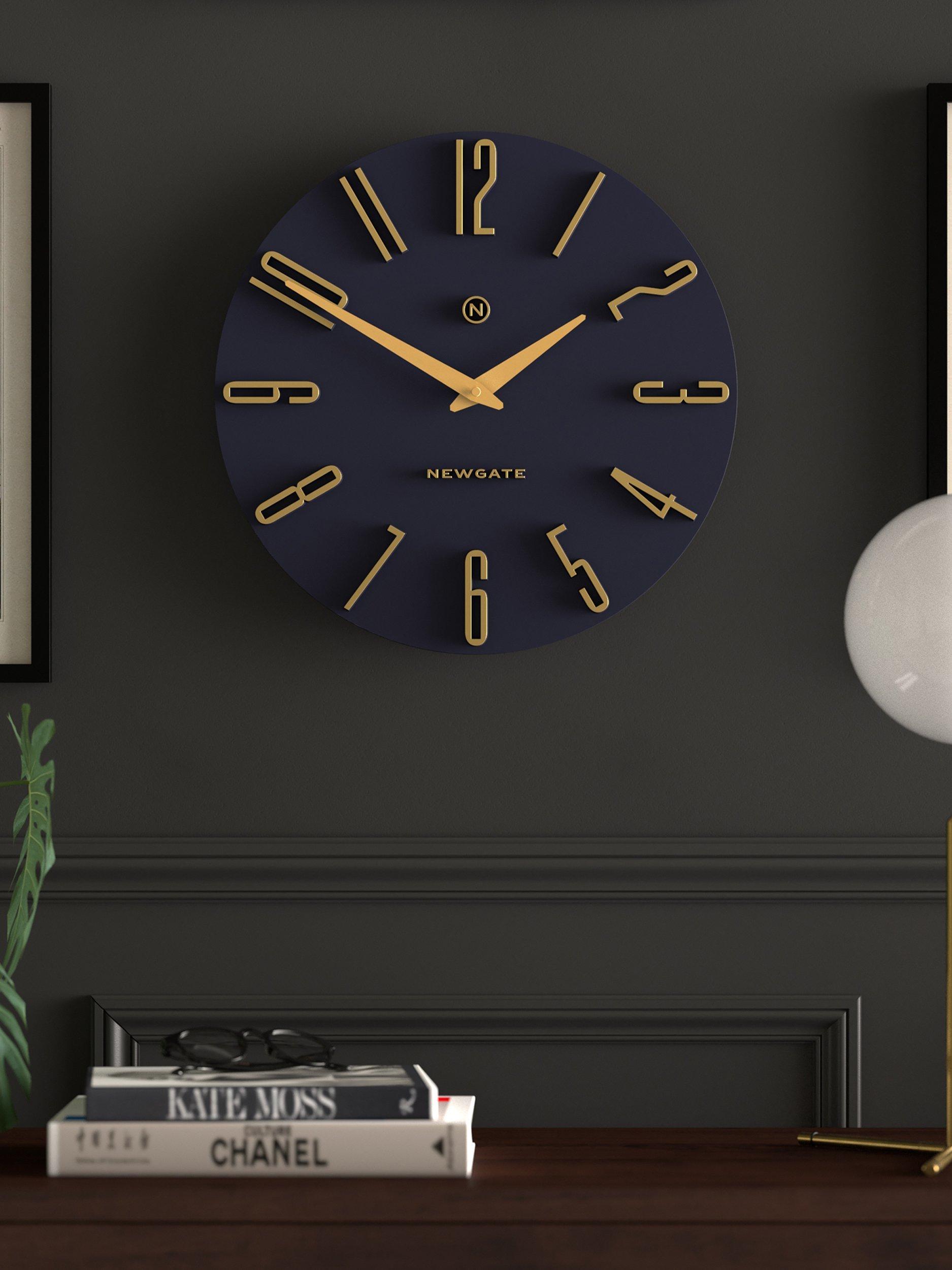 Newgate Empire Wall Clock petrol blue 40cm, UK version