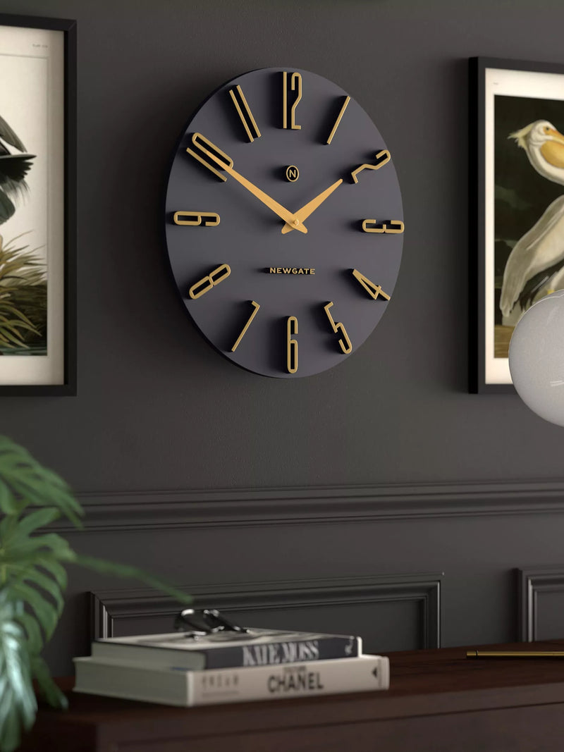 Newgate Empire Wall Clock petrol blue 40cm, UK version
