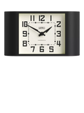 Newgate Clocks Mini Metro analogue mantel clock black - British product
