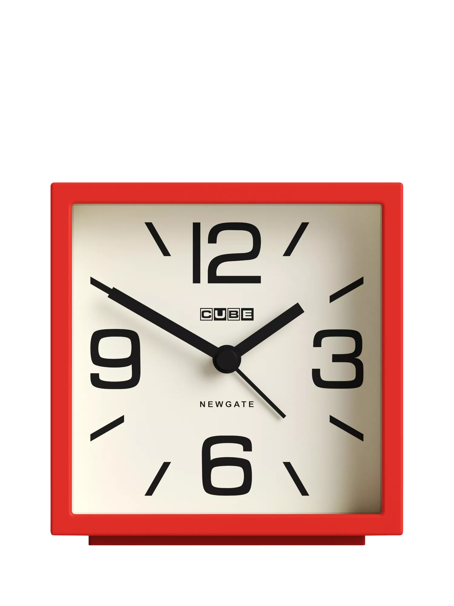 Newgate Clocks Mini Cubic Analogue Alarm Clock, imported from the UK