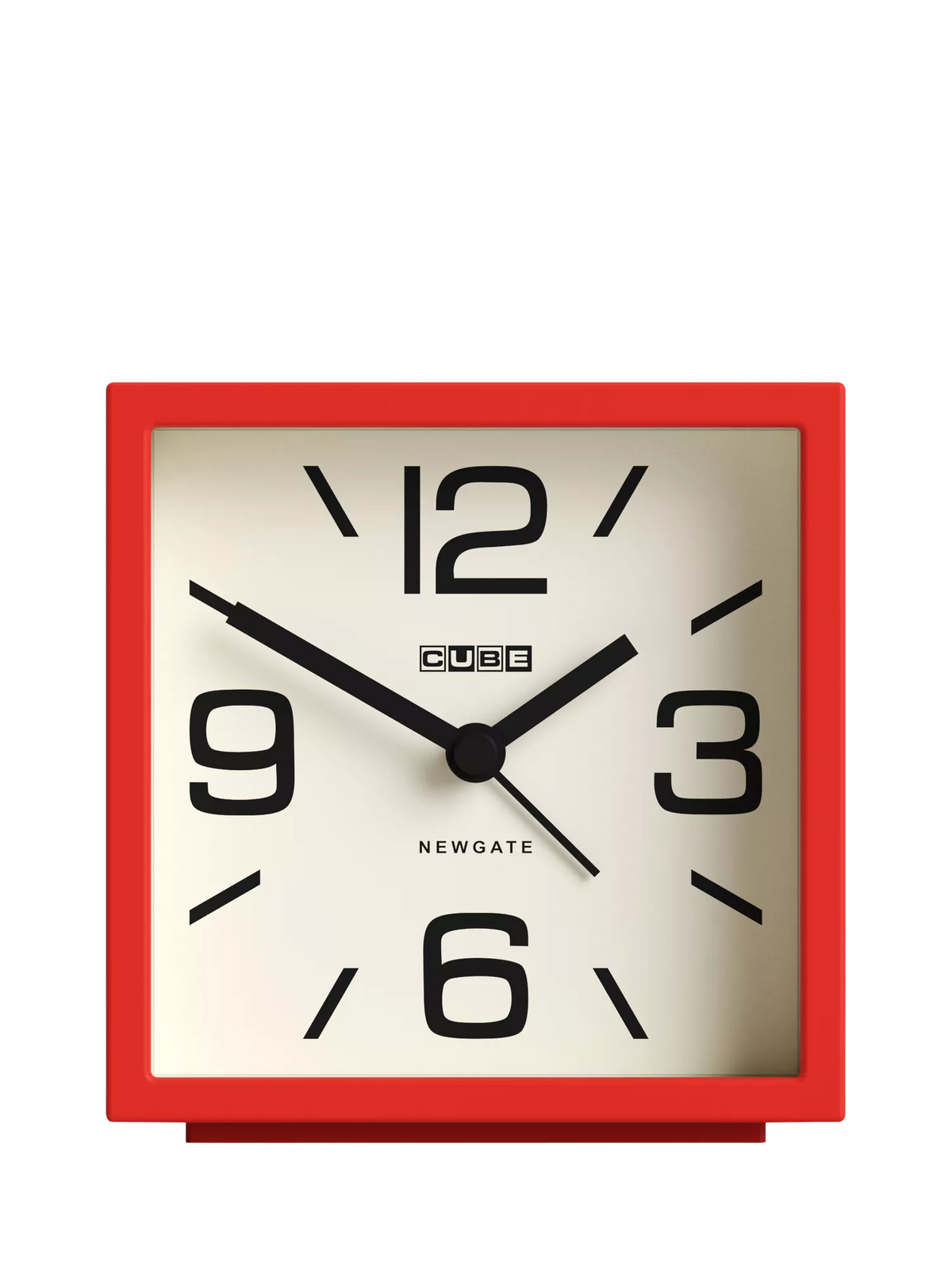 Newgate Clocks Mini Cubic Analogue Alarm Clock, imported from the UK