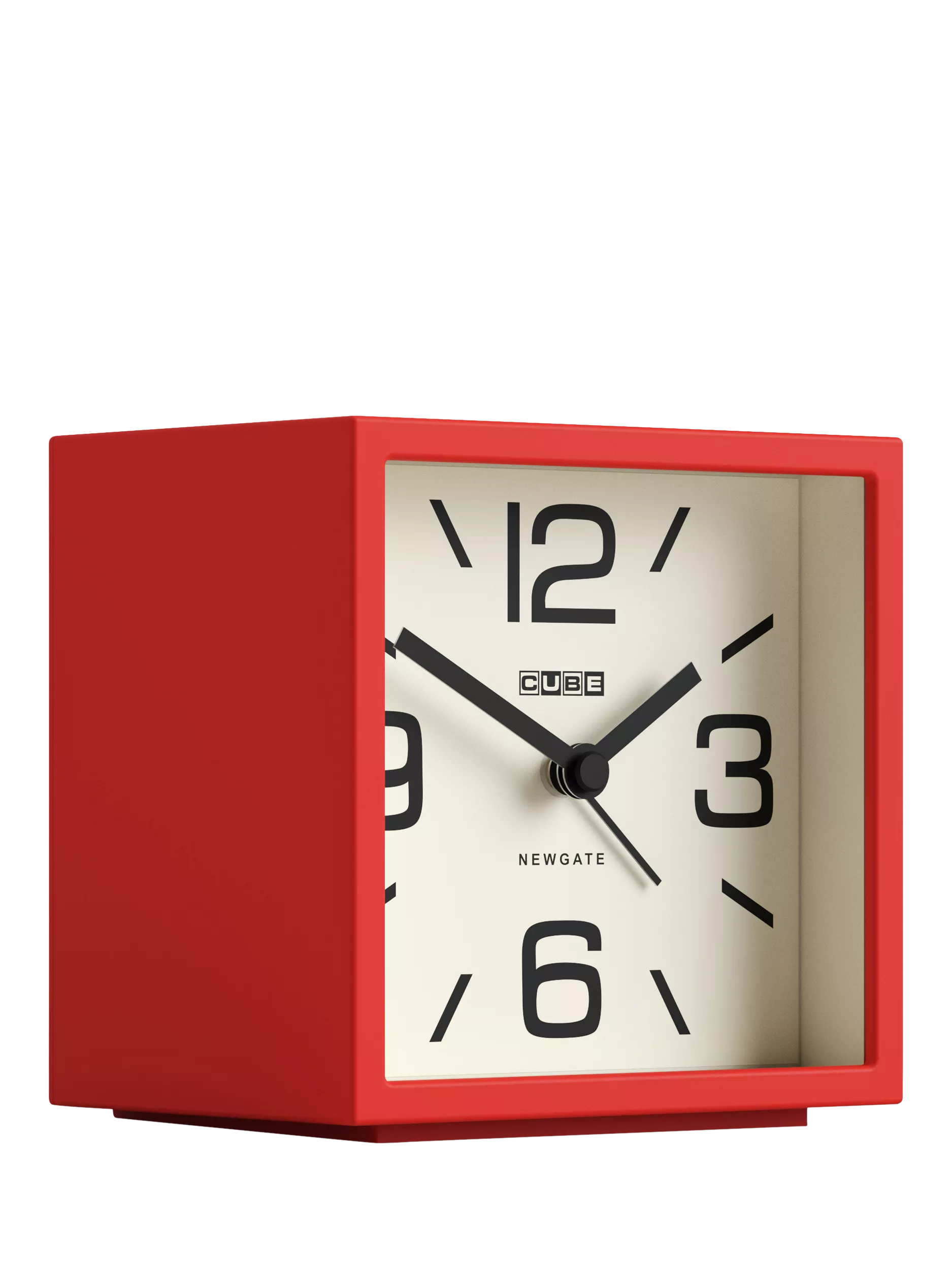 Newgate Clocks Mini Cubic Analogue Alarm Clock, imported from the UK