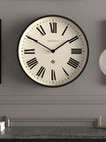 Newgate No2 Roman numeral wall clock black, imported from the UK