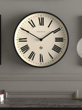 Newgate No2 Roman numeral wall clock black, imported from the UK