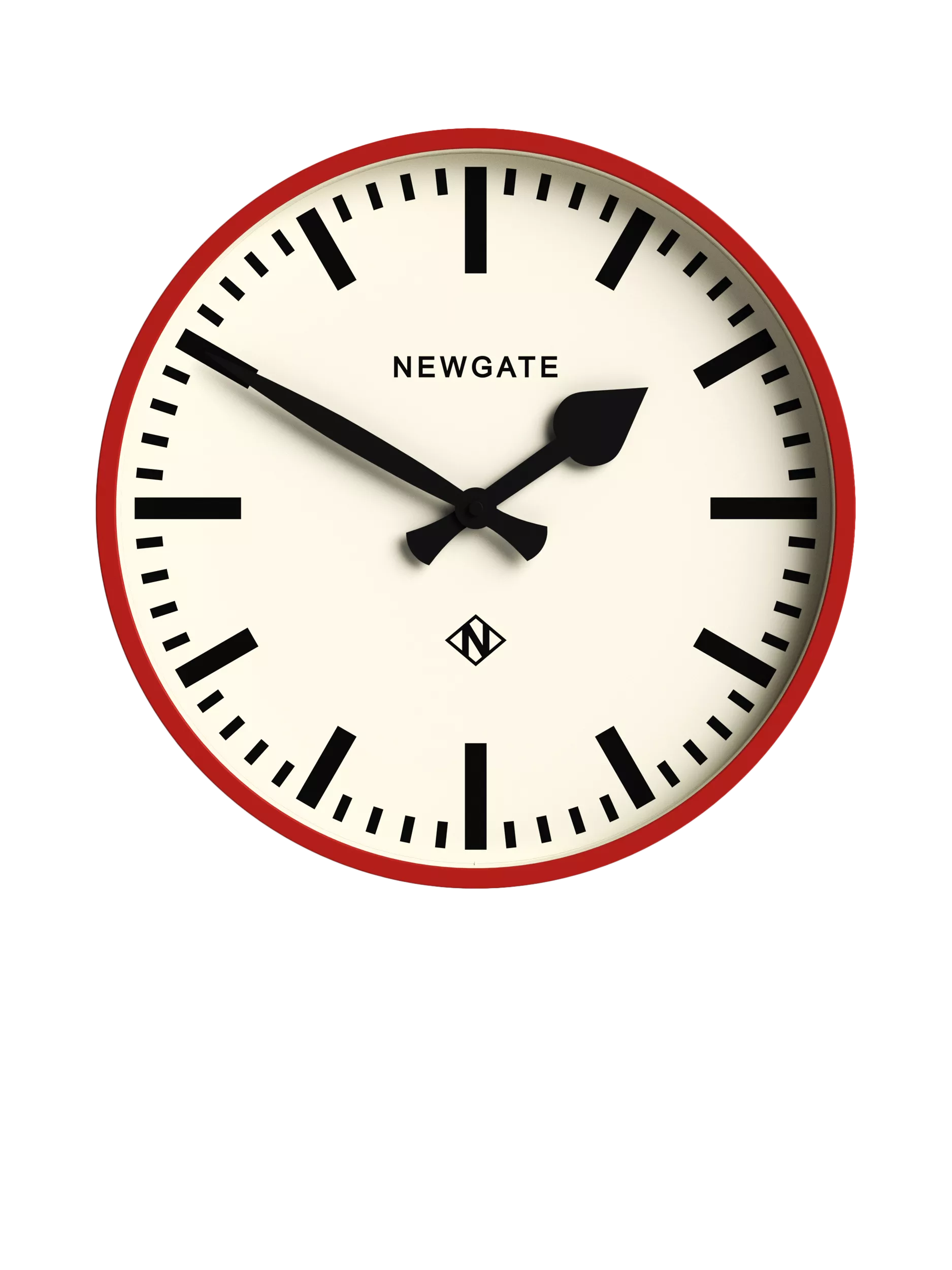 Newgate Clocks Number Three Railway Wall Clock, 37cm