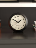 Newgate Clocks Pacific analogue alarm clock with cream dial, imported from the UK
