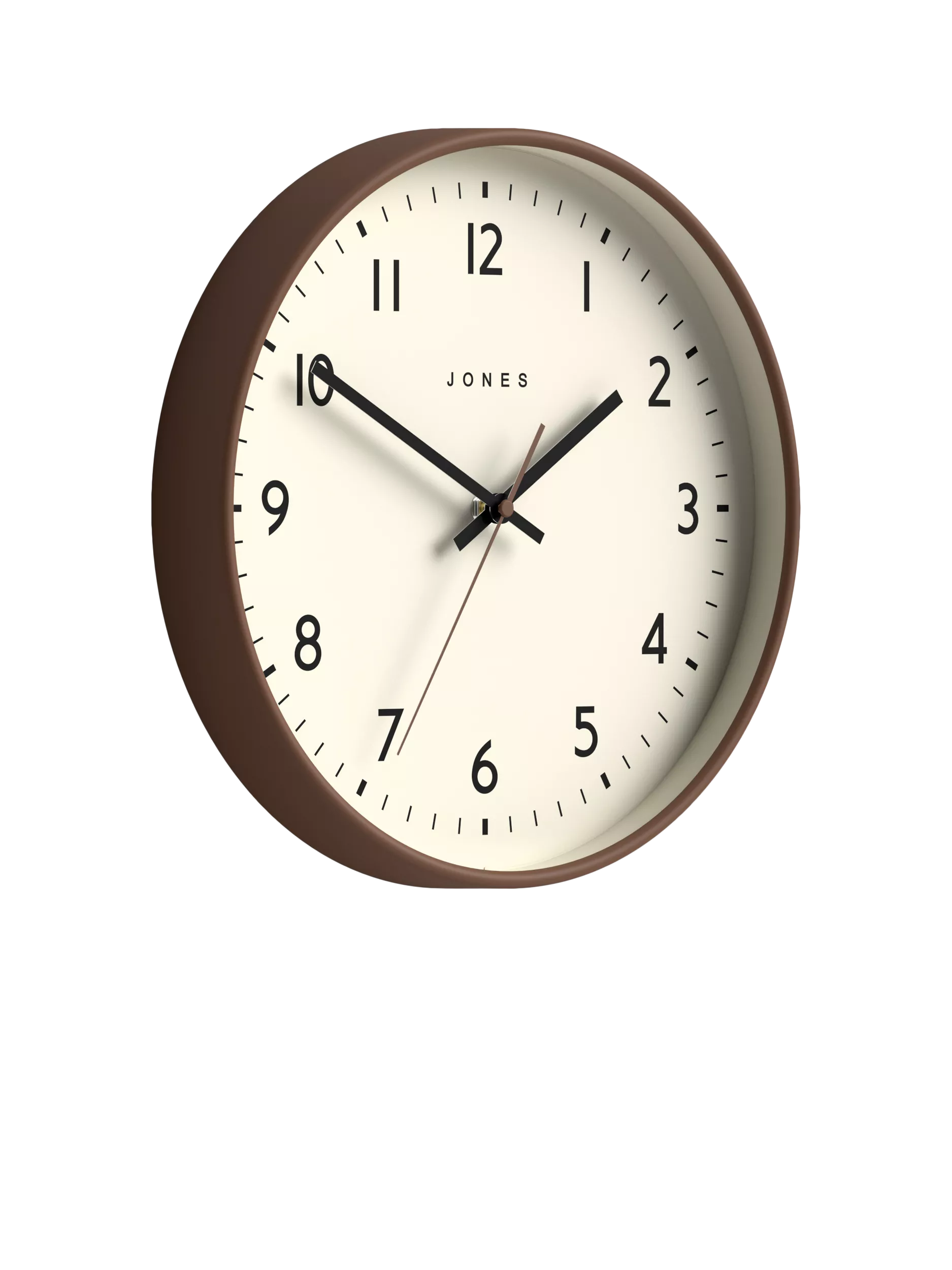 Jones Clocks Jam wall clock mocha 30cm, imported from the UK