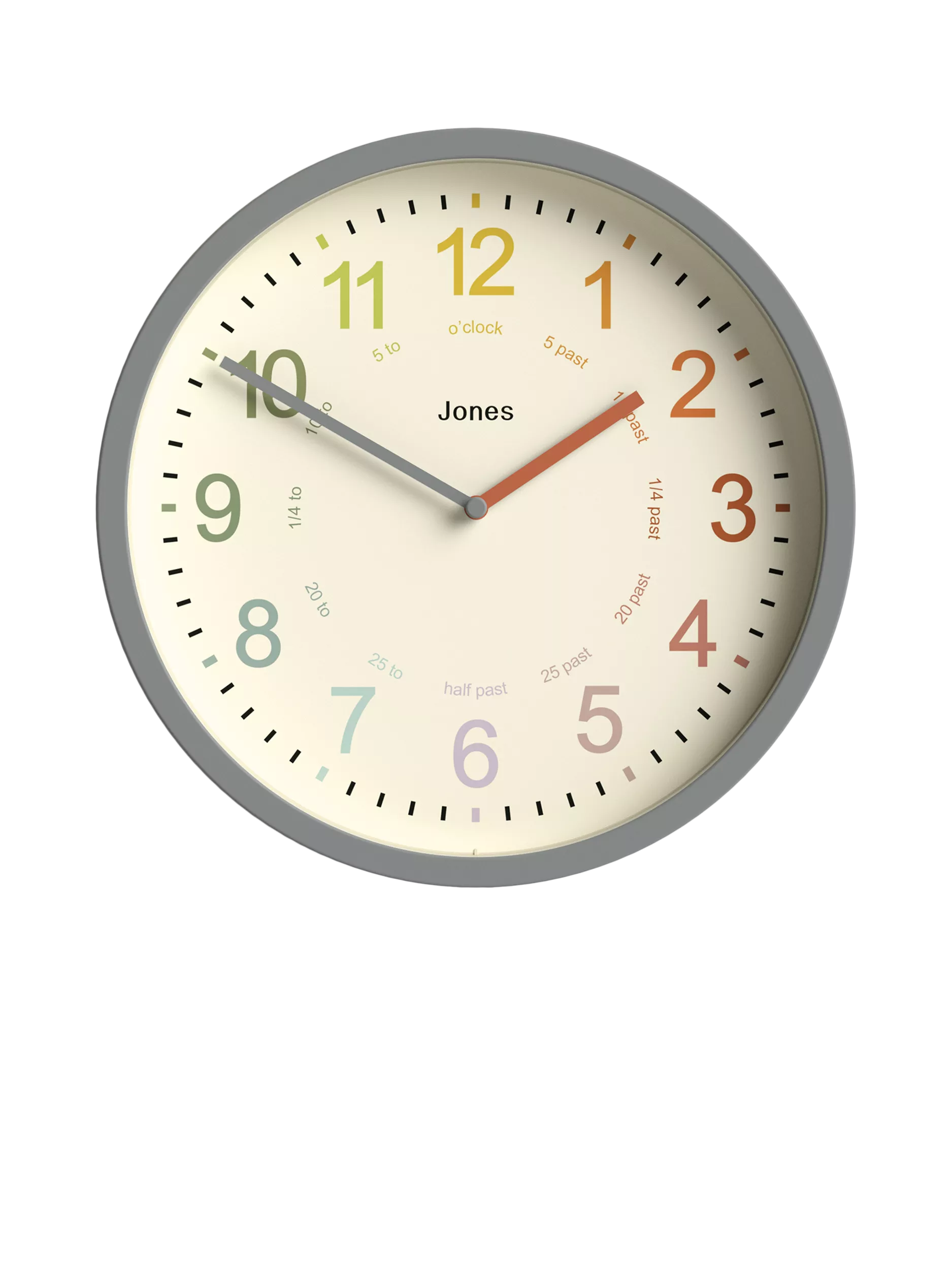 Jones Clocks Kids' Analogue Wall Clock 25cm