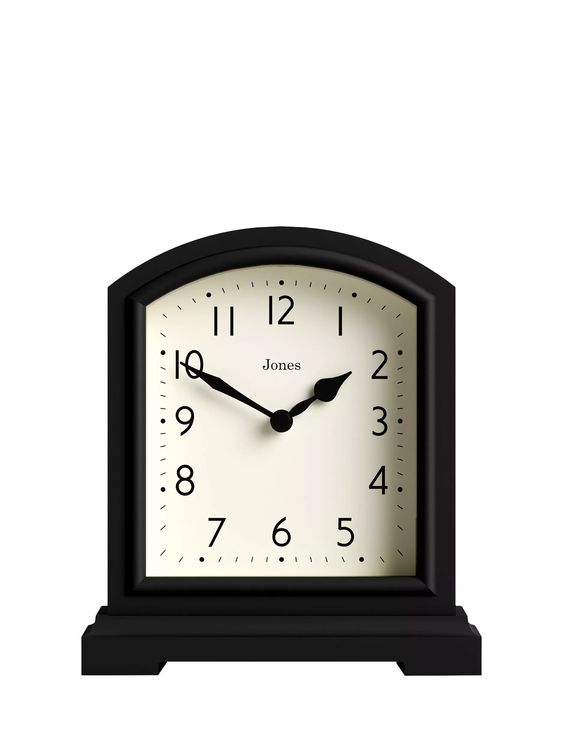 Jones Clocks tavern analogue mantel clock with quartz movement, UK version