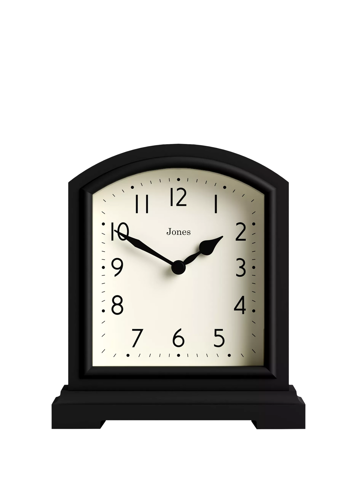 Jones Clocks tavern analogue mantel clock with quartz movement, UK version