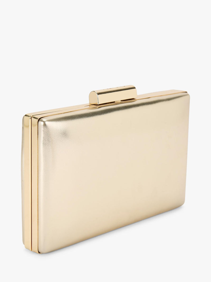 Carvela gold clutch bag, imported from the UK