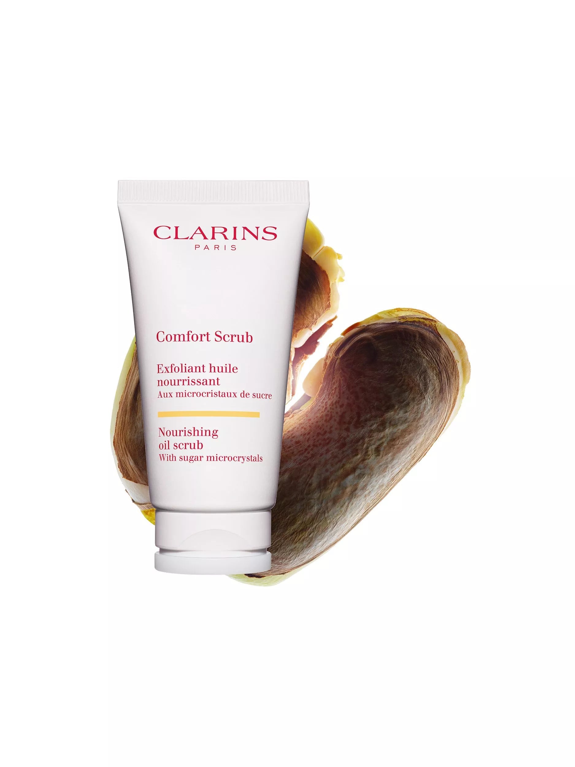 Clarins Comfort Scrub 50ml gentle exfoliator for dry skin, UK version