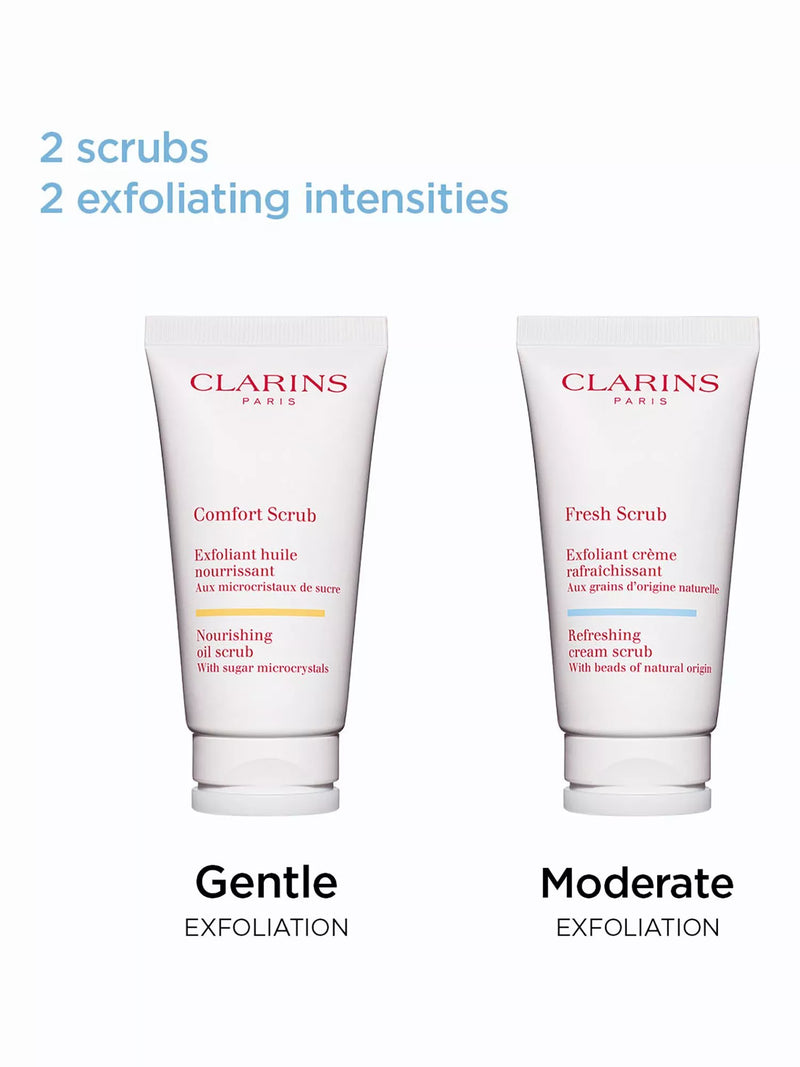 Clarins Fresh Scrub 50ml exfoliating cream, imported from the UK