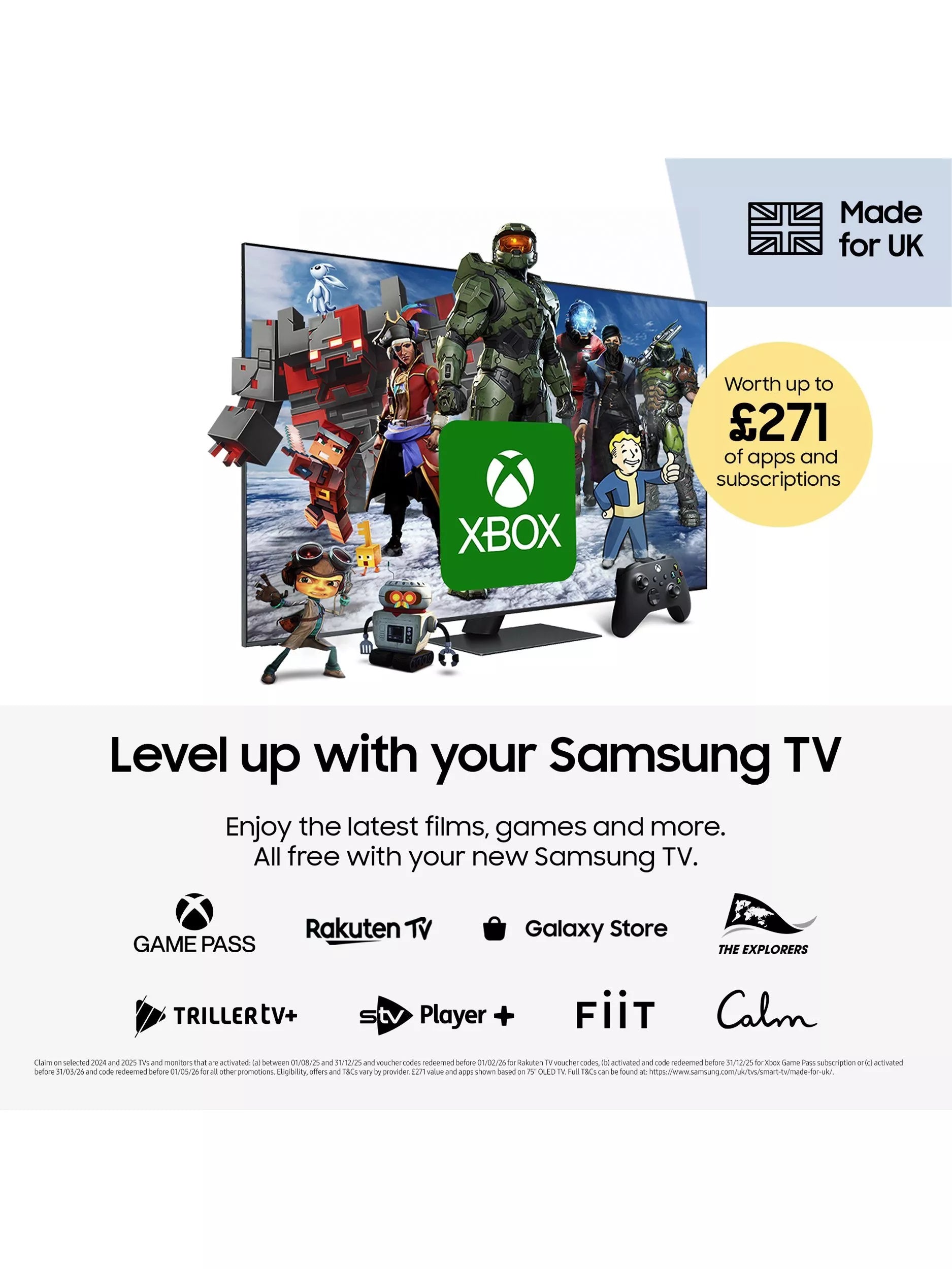 Samsung OLED 4K TV 77 inch, imported from the UK