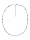 Emporio Armani twisted link chain necklace 52.5cm silver, imported from the UK