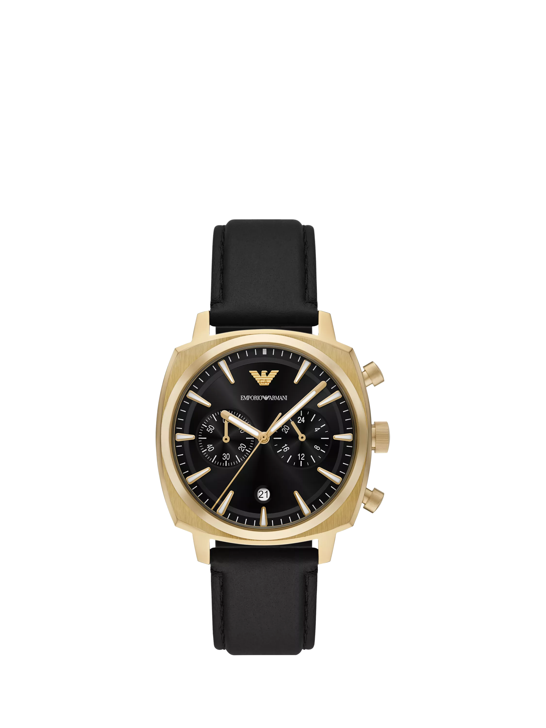 Emporio Armani chronograph watch black 40mm - British product