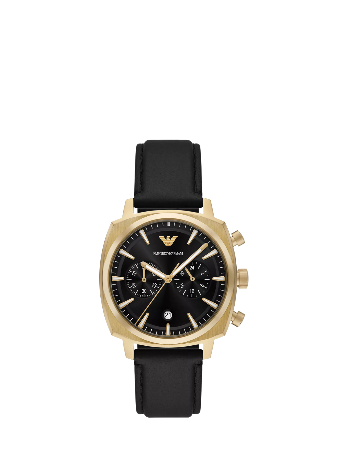 Emporio Armani chronograph watch black 40mm - British product