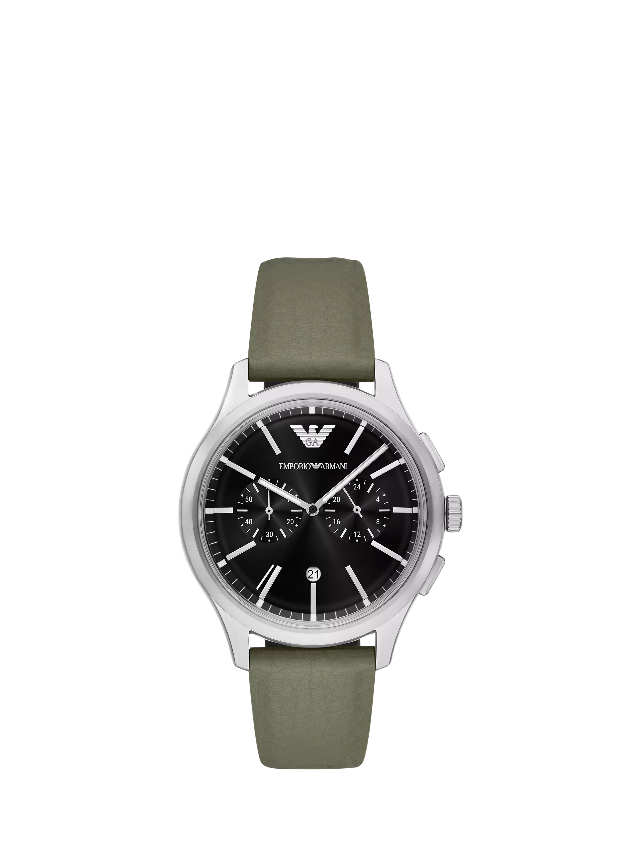Emporio Armani chronograph watch AR11693 green 42mm - British product