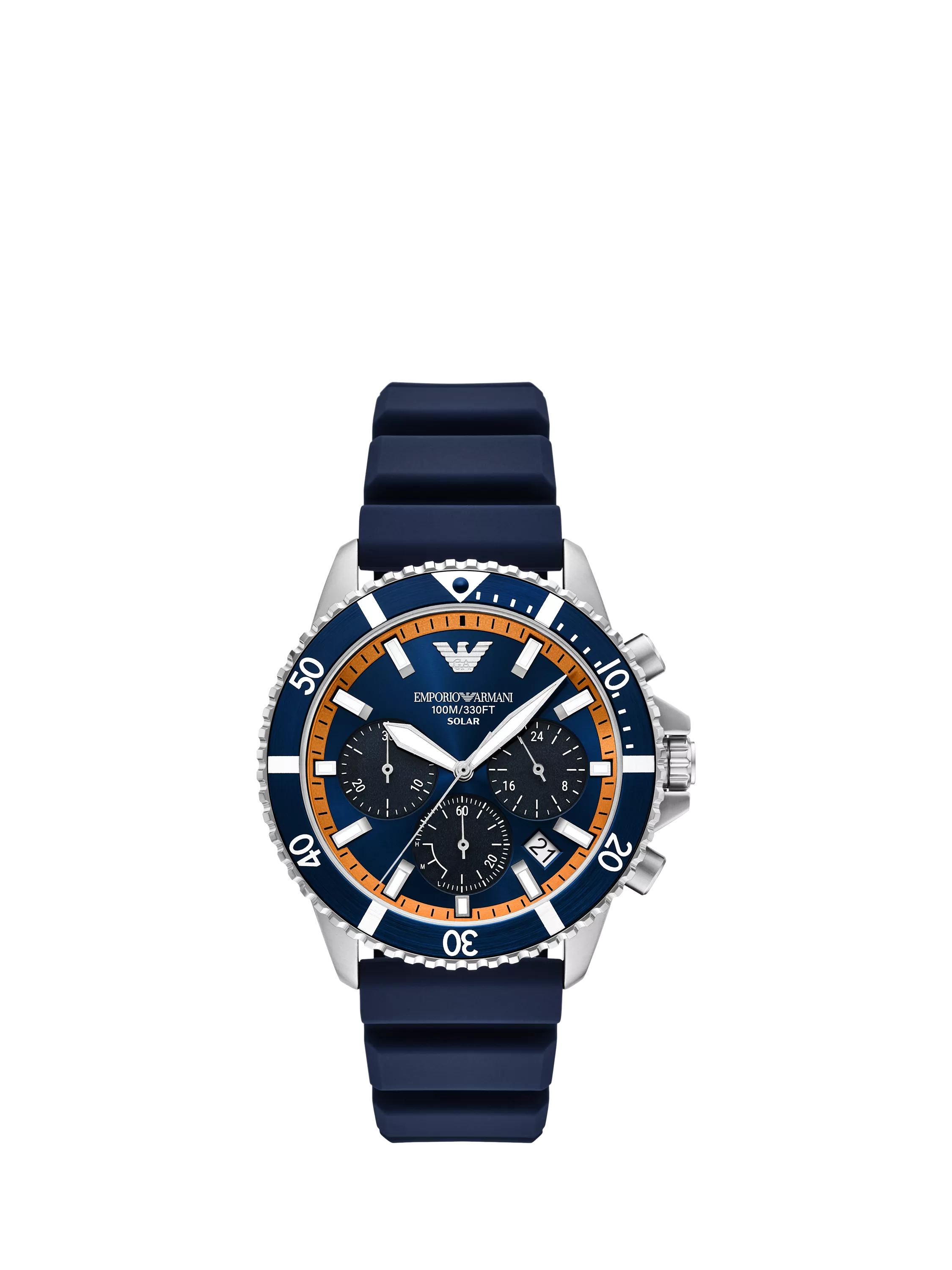 Emporio Armani World Explorer solar chronograph watch 43mm (British brand)