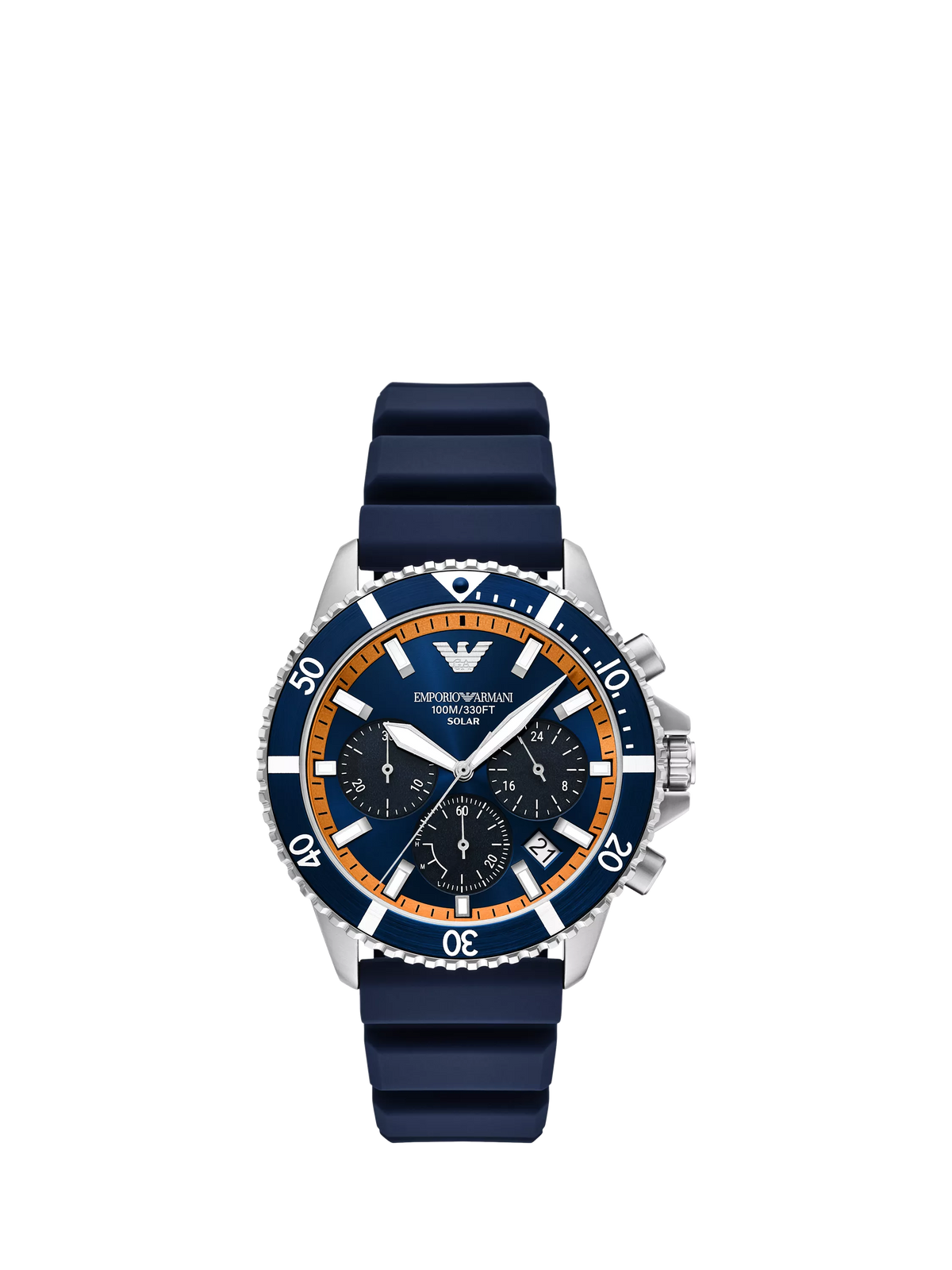 Emporio Armani World Explorer solar chronograph watch 43mm (British brand)