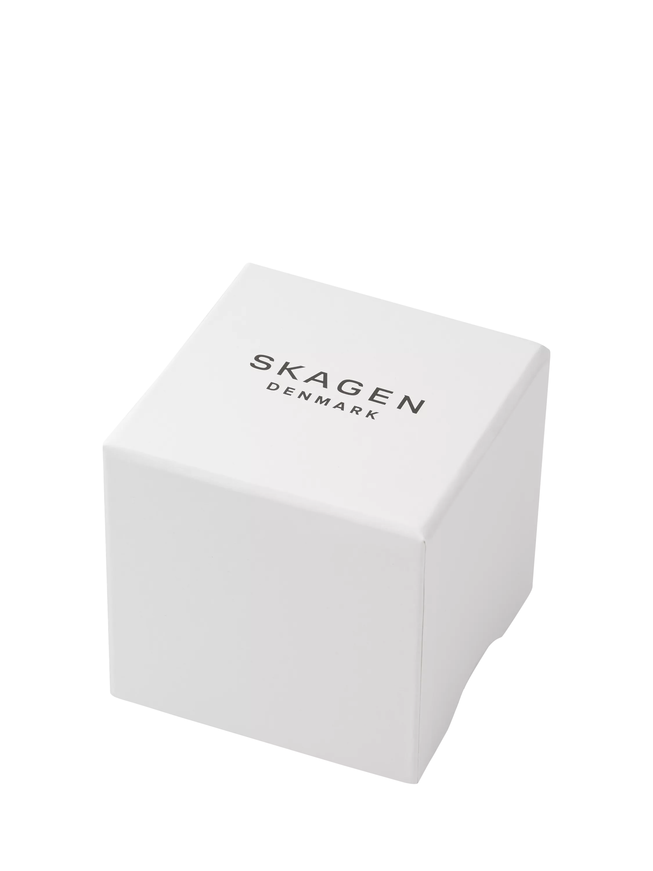 Skagen men's leather strap watch white dial 40mm, imported from the UK