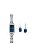 Skagen blue gift set with watch and earrings - British product