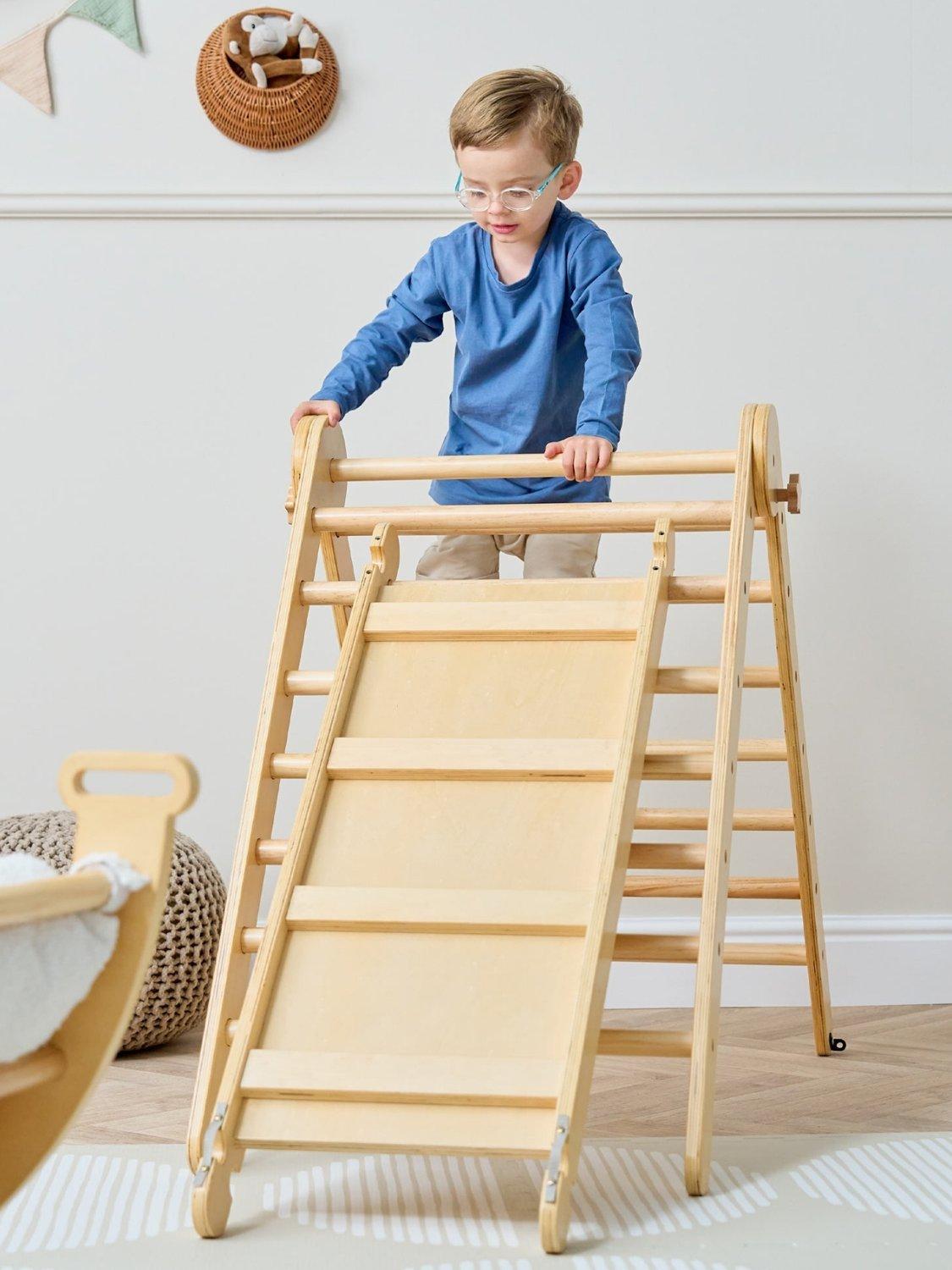 Tutti Bambini Pikler climbing set natural wood finish, UK version