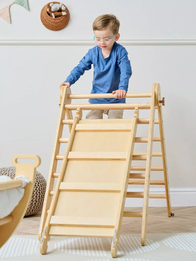 Tutti Bambini Pikler climbing set natural wood finish, UK version