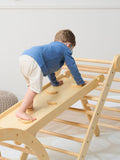 Tutti Bambini Pikler climbing set natural wood finish, UK version