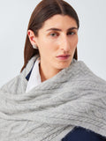 John Lewis cable knit wool blend scarf, imported from the UK