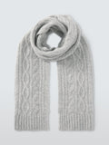 John Lewis cable knit wool blend scarf, imported from the UK
