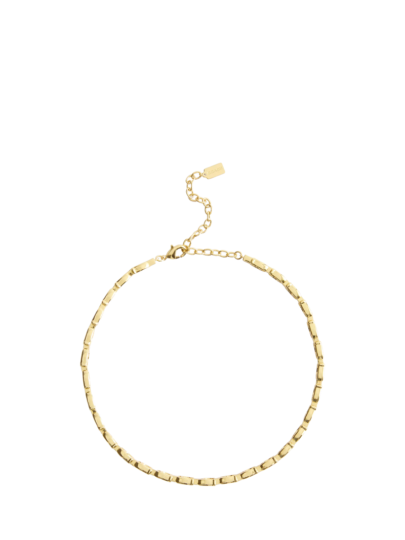 Coach chain bracelet gold plated brass, UK version