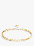 Coach chain bracelet gold plated brass, UK version