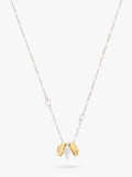 Coach Mixed Signet Rondelle Pendant necklace two-tone - British product