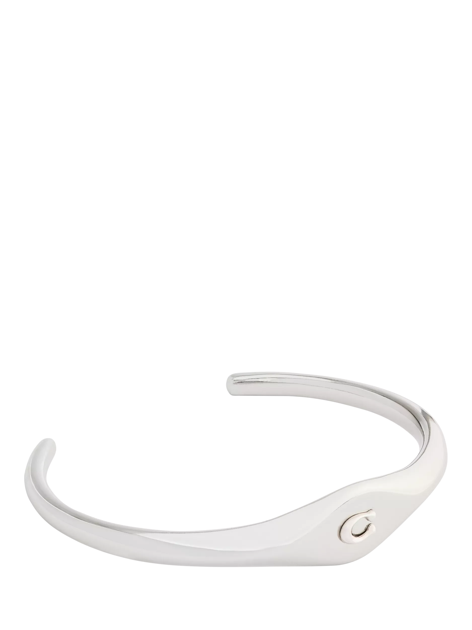 Coach Signet Sculpted C Open Cuff Bracelet
