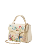 Aspinal of London clutch bag Mayfair Midi embroidered (British brand)
