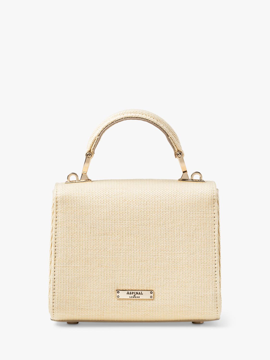 Aspinal of London clutch bag Mayfair Midi embroidered (British brand)