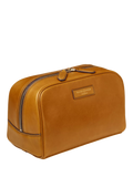 Aspinal of London leather cosmetic case Chestnut - British product