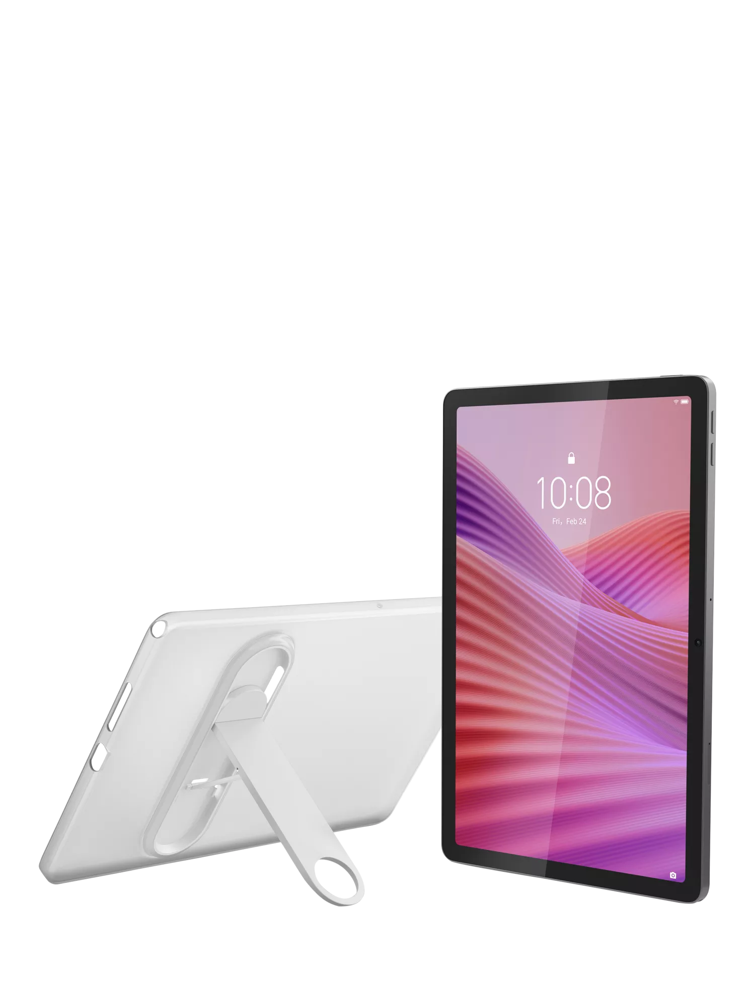 Lenovo Tab 10.1 tablet grey with clear case - British product