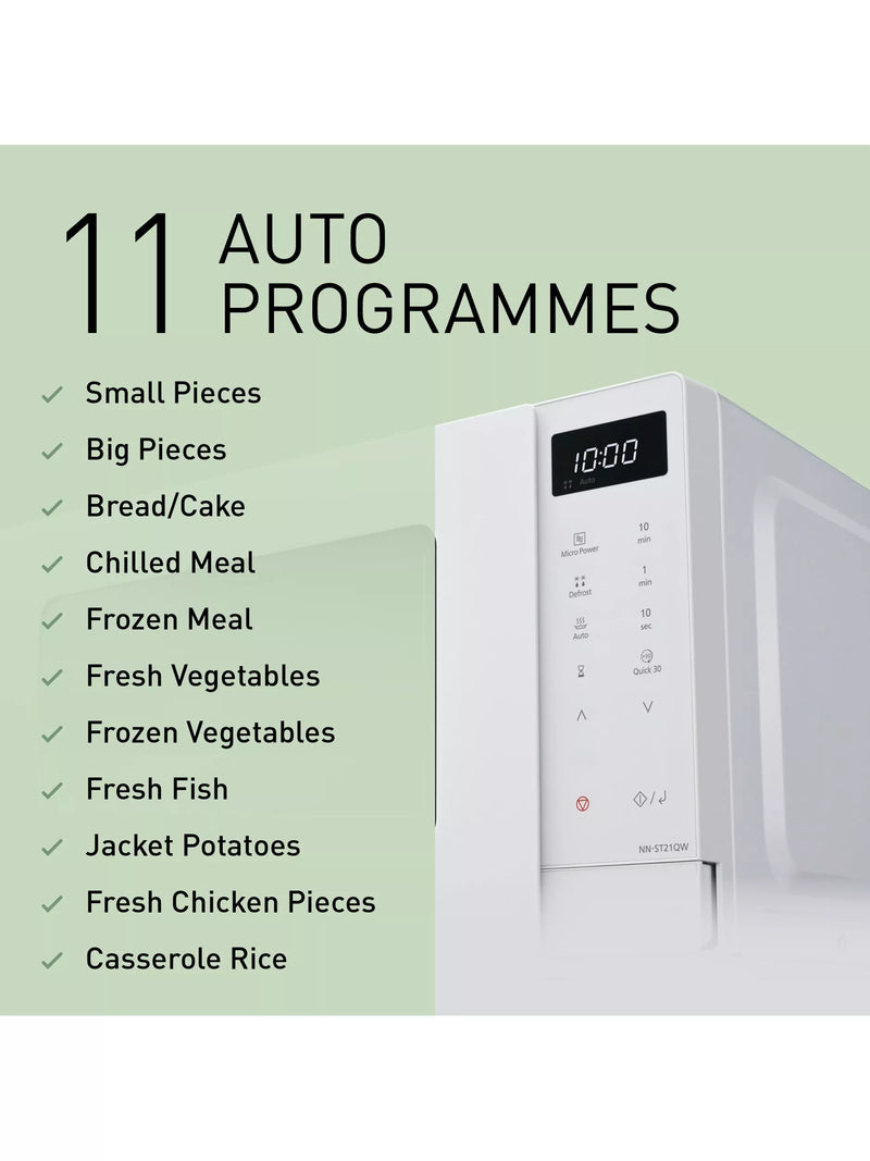 Panasonic NNST21QWBPQ white microwave 20L - British product