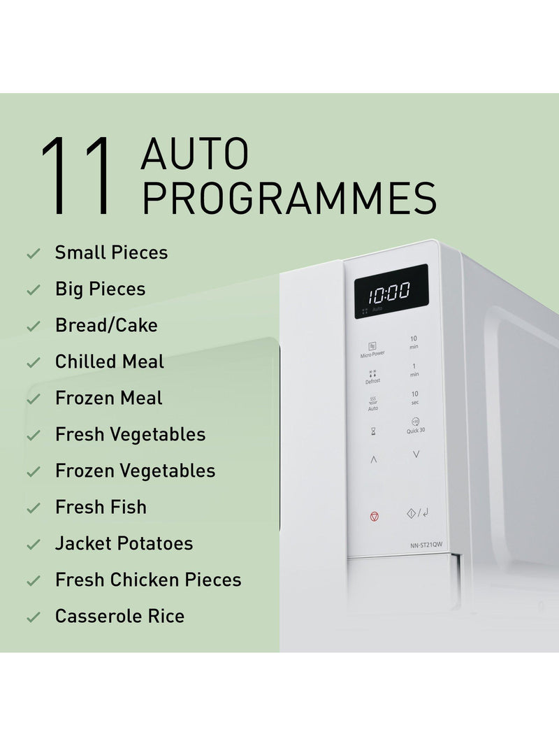Panasonic NNST21QWBPQ white microwave 20L - British product