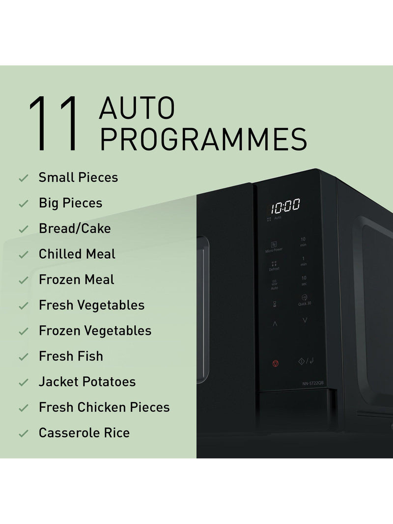 Panasonic 20L microwave black (British brand)
