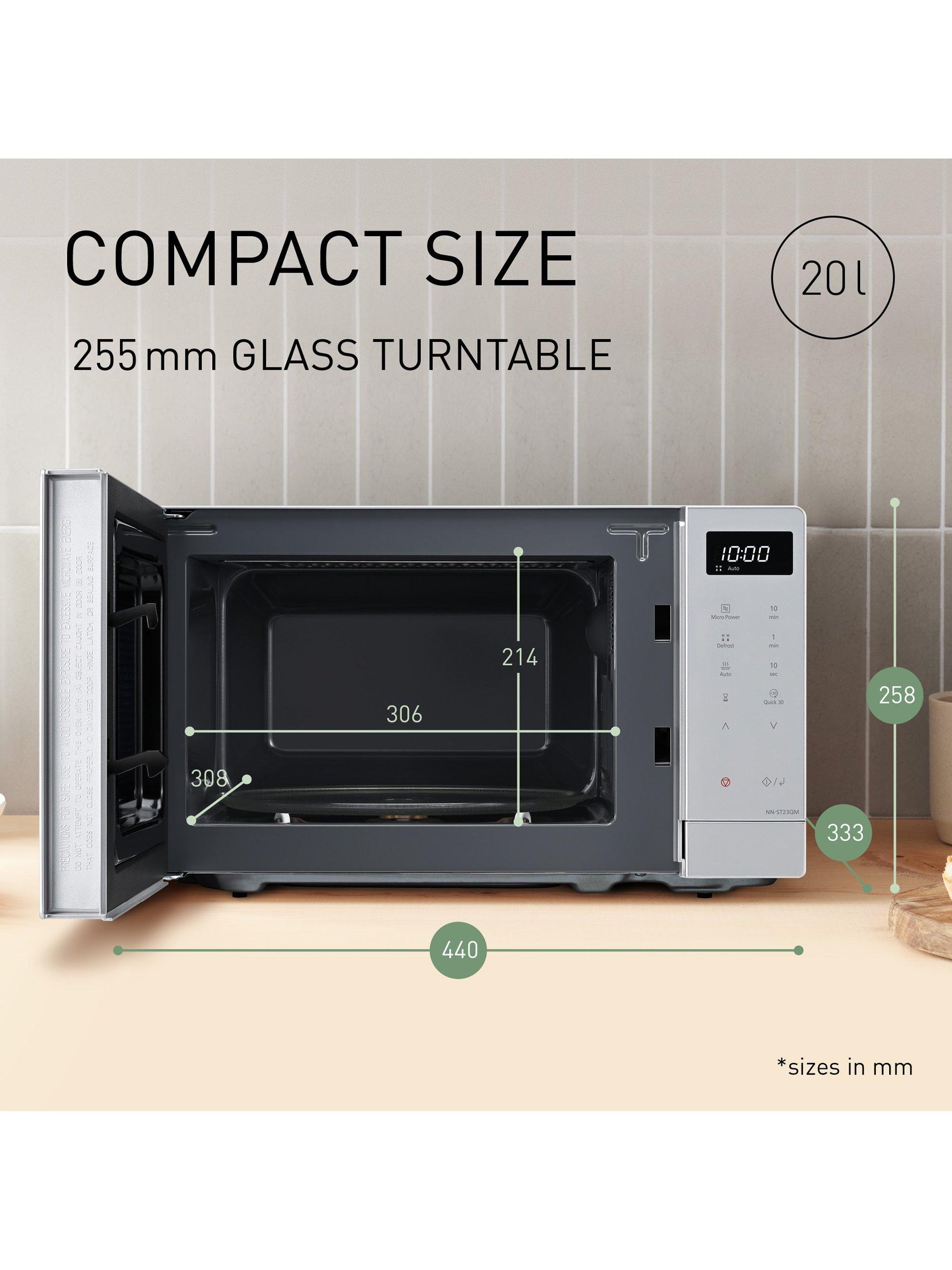Panasonic microwave 20L silver (British brand)