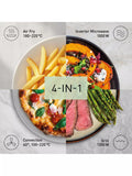 Panasonic combination microwave air fryer stainless steel 34L, imported from the UK
