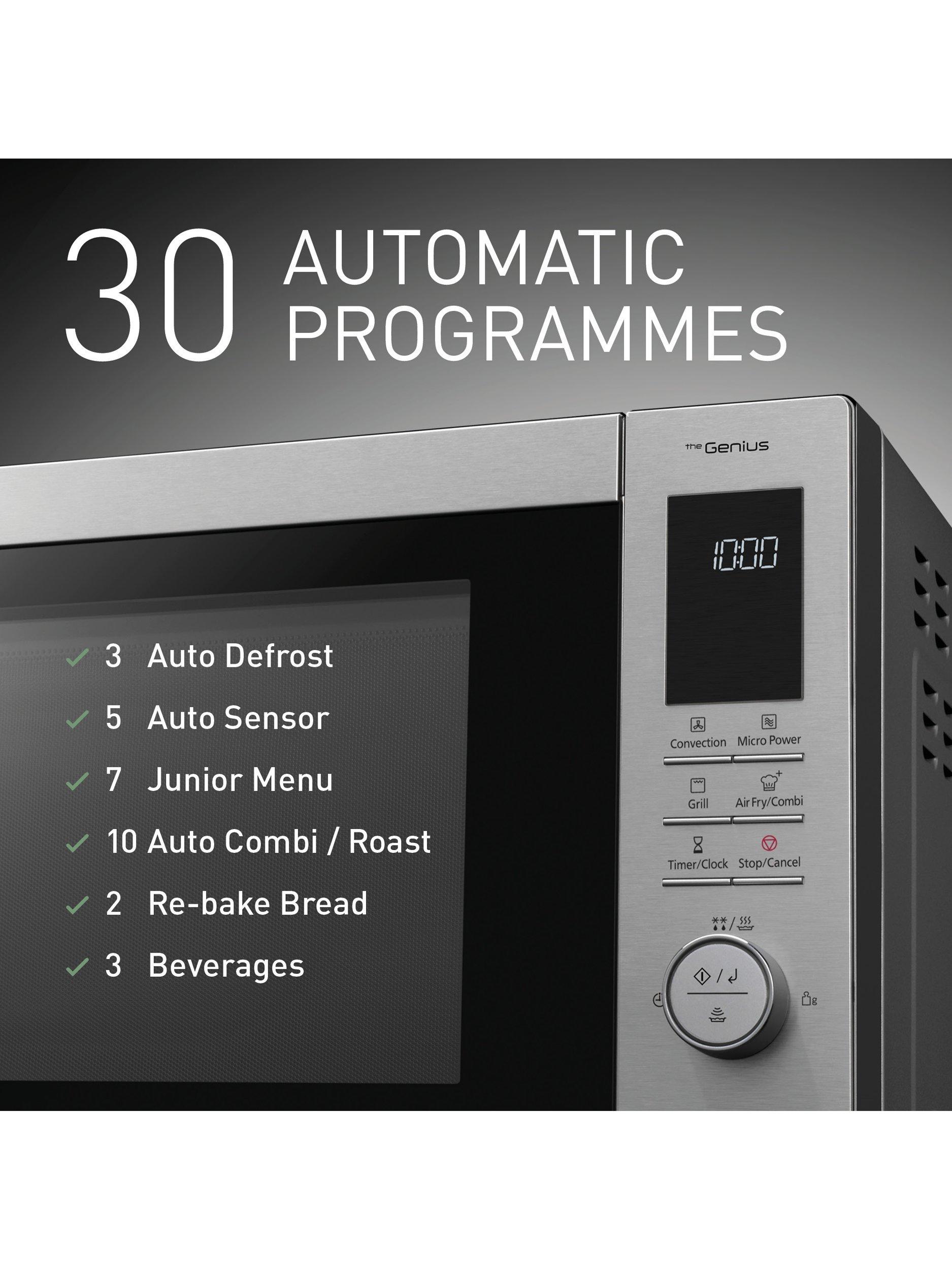 Panasonic combination microwave air fryer stainless steel 34L, imported from the UK