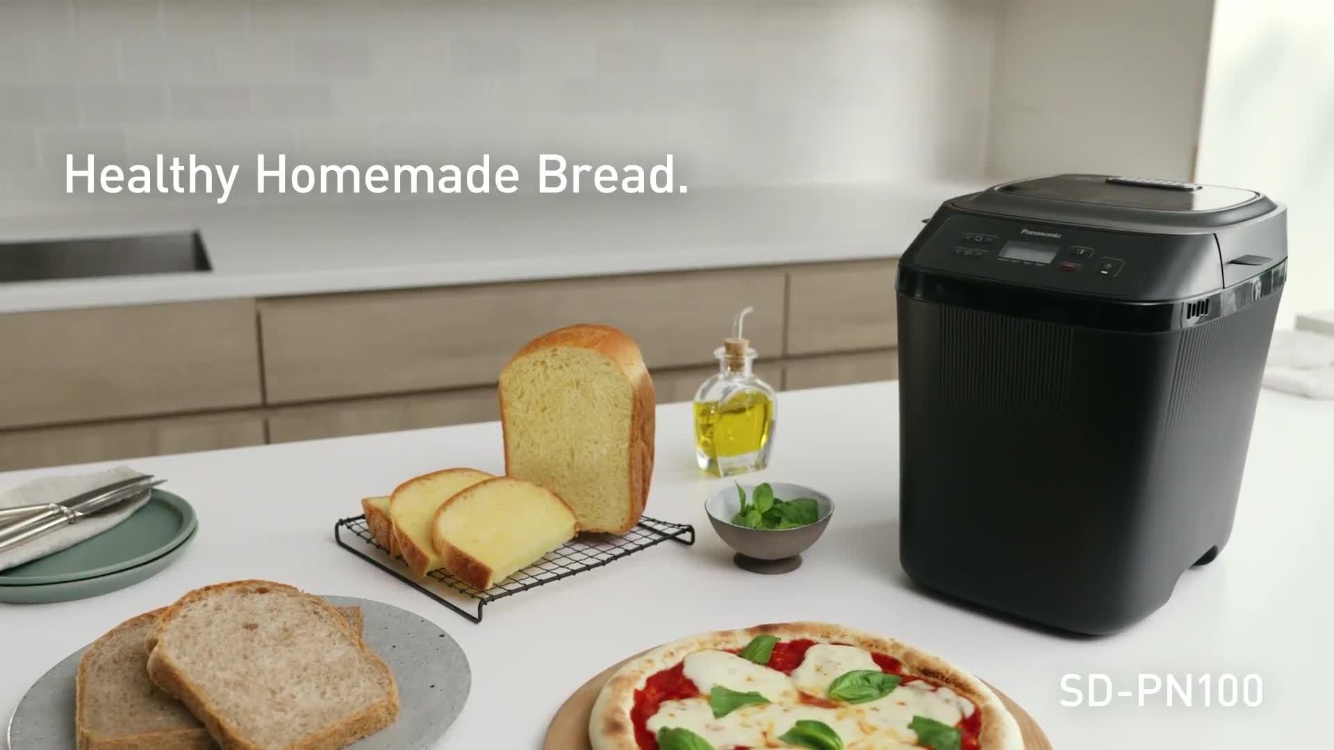 Panasonic breadmaker black 400g, imported from the UK