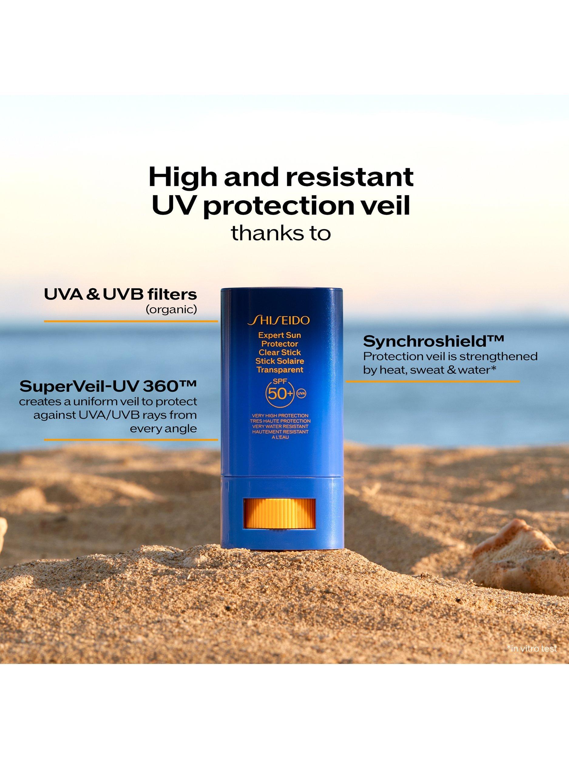 Shiseido expert sun protector clear stick SPF 50+ 20g, UK version