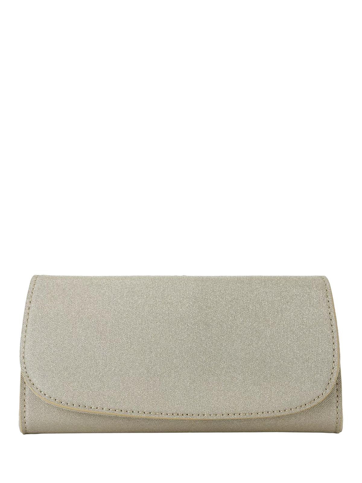 KG Kurt Geiger glittery gold clutch bag (British brand)
