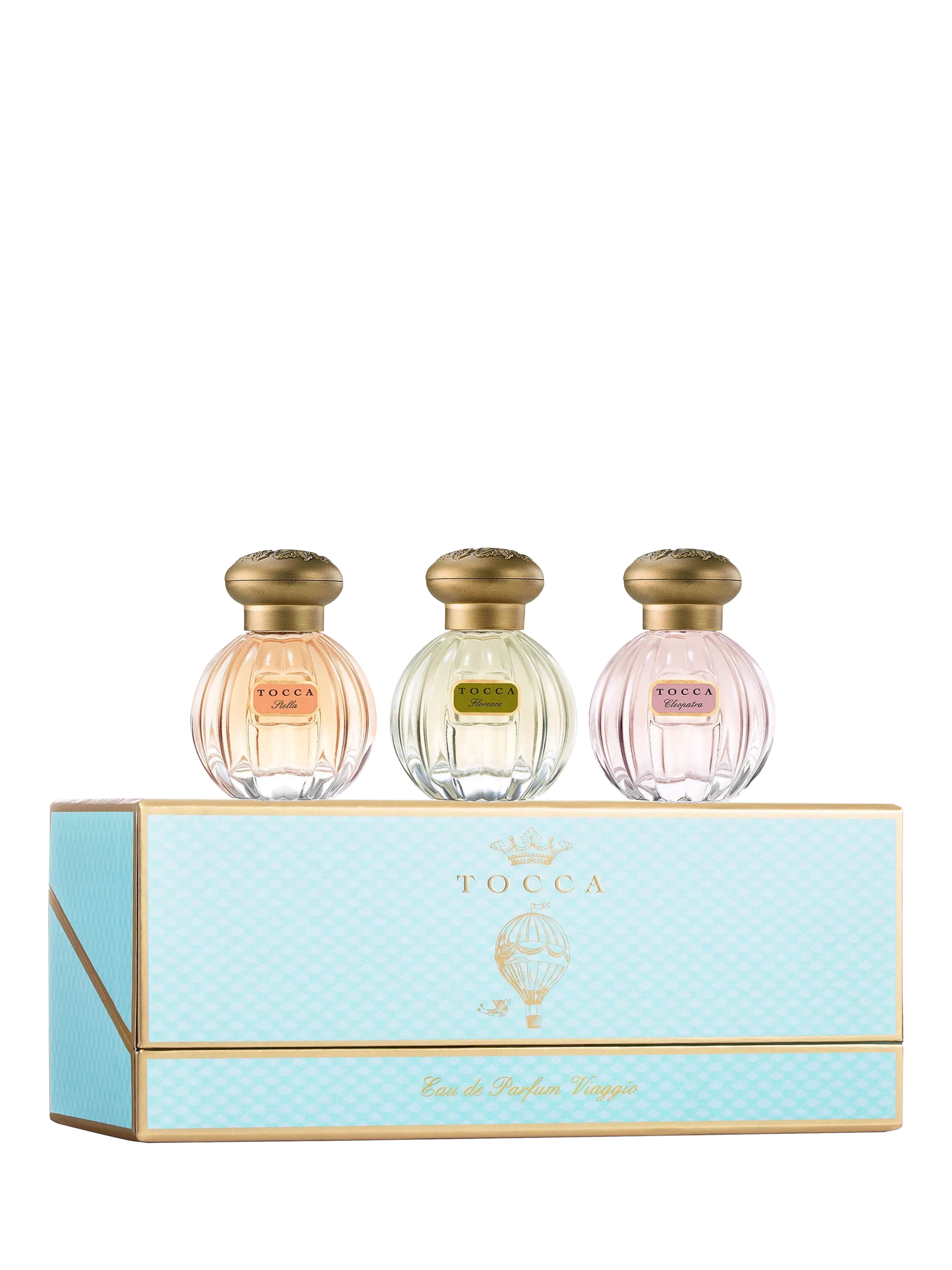 TOCCA Viaggio fragrance gift set 3x15ml, UK version