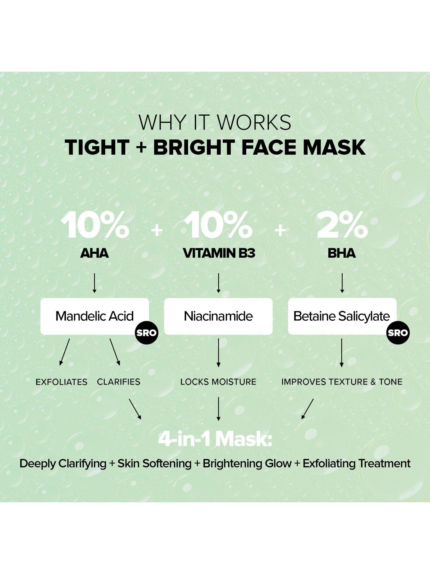 Nudestix Tight & Bright Face Mask 40ml - British product